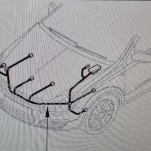 Opel Astra H fényszóró kábelköteg
