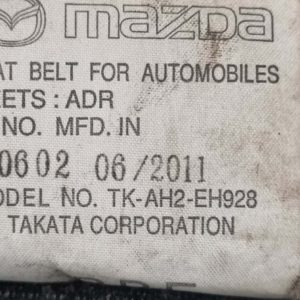 Mazda 6 első biztonsági övpár feszítővel