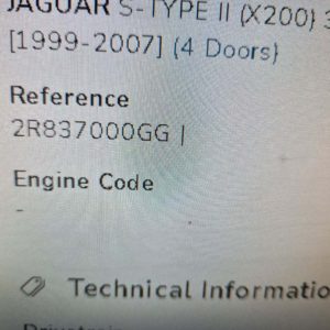 Jaguar S-Type (AJ-V6, RF-XW4E-6015-BA) automata sebességváltó