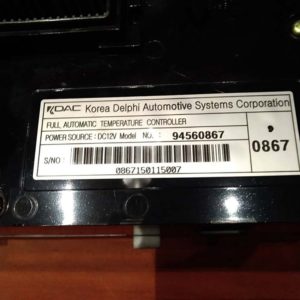 Opel Antara fűtés / hűtés kapcsoló modul / klíma vezérlő panel