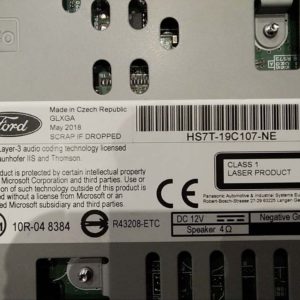 Ford Mondeo V 2.0 Hybrid autórádió / CD fejegység