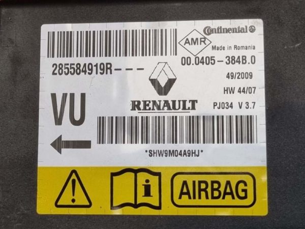 Renault Grand Scenic III légzsák elektronika