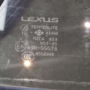 Lexus RX jobb hátsó fix üveg ajtóban
