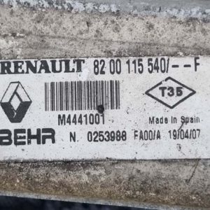 Renault Scenic II, Renault Megane intercooler hűtő