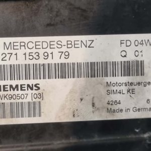 Mercedes-Benz E-Class motorvezérlő egység (motorkód: M271.941)