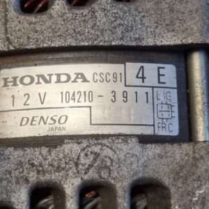 HONDA CR-V, HONDA CIVIC VIII, HONDA ACCORD VII Generátor (Motorkód: N22A2)