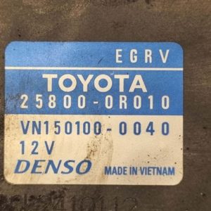 Toyota Avensis T27, Toyota Verso, Toyota RAV4 III, Toyota RAV4 IV, Toyota Auris – EGR / AGR szelep