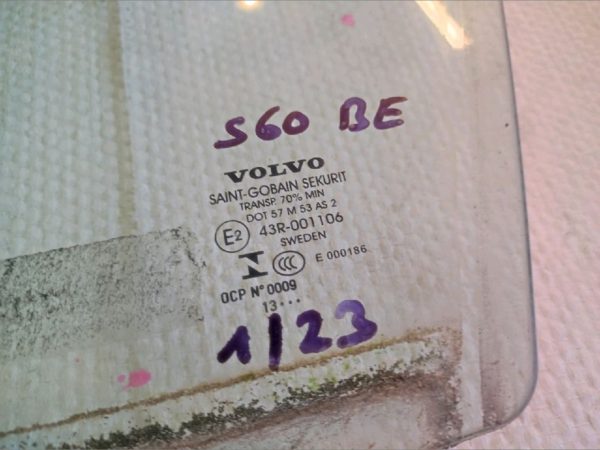 VOLVO S60 II, VOLVO V60 Bal első Ablak