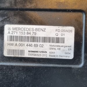 MERCEDES-BENZ C-CLASS Motorvezérlő (Motorkód: M 271.946)