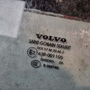 Volvo S40 II jobb első ajtóüveg