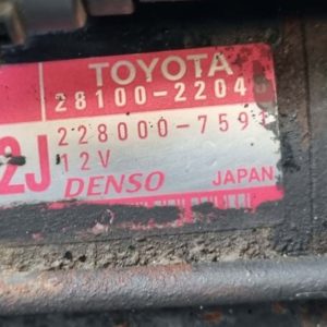 Toyota Avensis T25 önindító