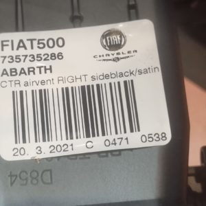 FIAT ABARTH 500 / 595 / 695 Multifunkciós Kijelző Keret