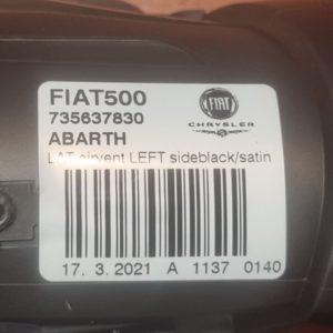 FIAT ABARTH 500 / 595 / 695 Műszerfal Bal Szellőző