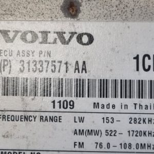 VOLVO S60 II, VOLVO V60 Rádió / CD
